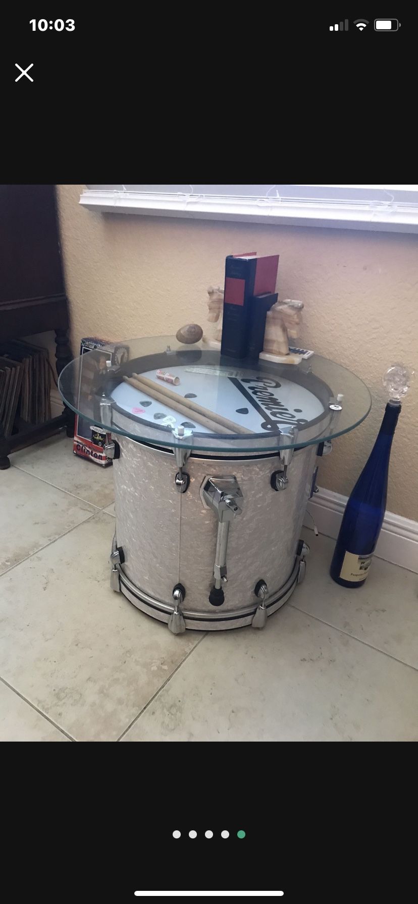 Bass Drum Table Light great for man cave