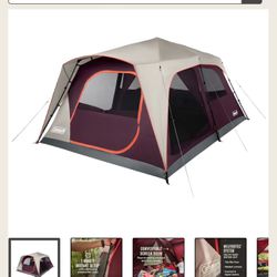 Skylodge™ 12-Person Instant Camping Tent, Blackberry