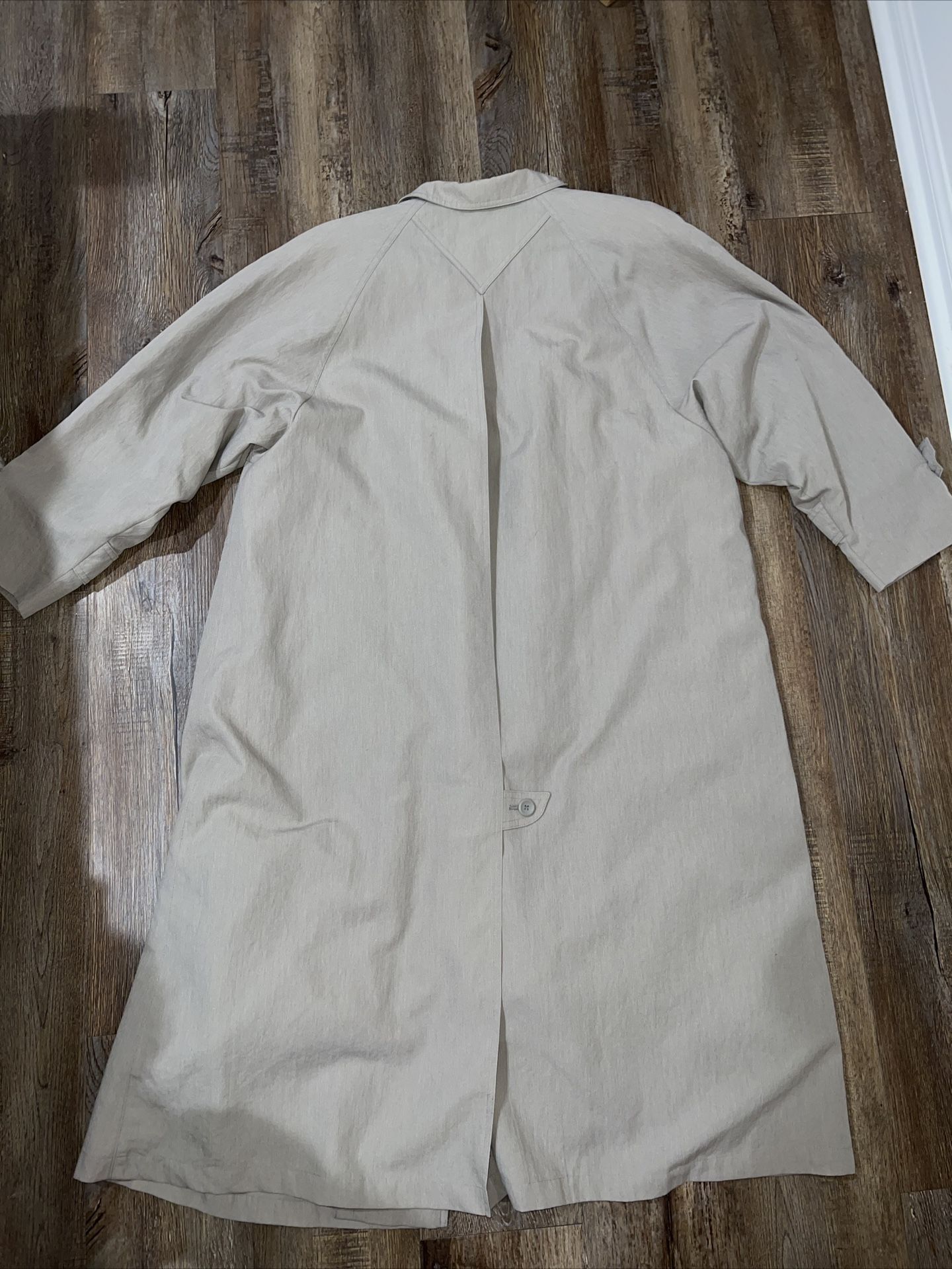 London Fog Khaki raincoat Size 12 Regular