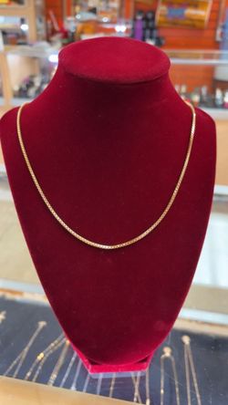 14k Box Chain Necklace