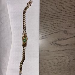 San Judas 10kt Bracelet 