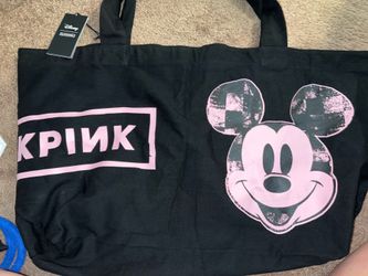 Black pink bag