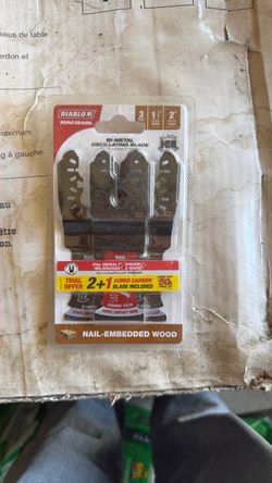 Diablo Demo Demon Bi-Metal Oscillating Blade 3-Pack
