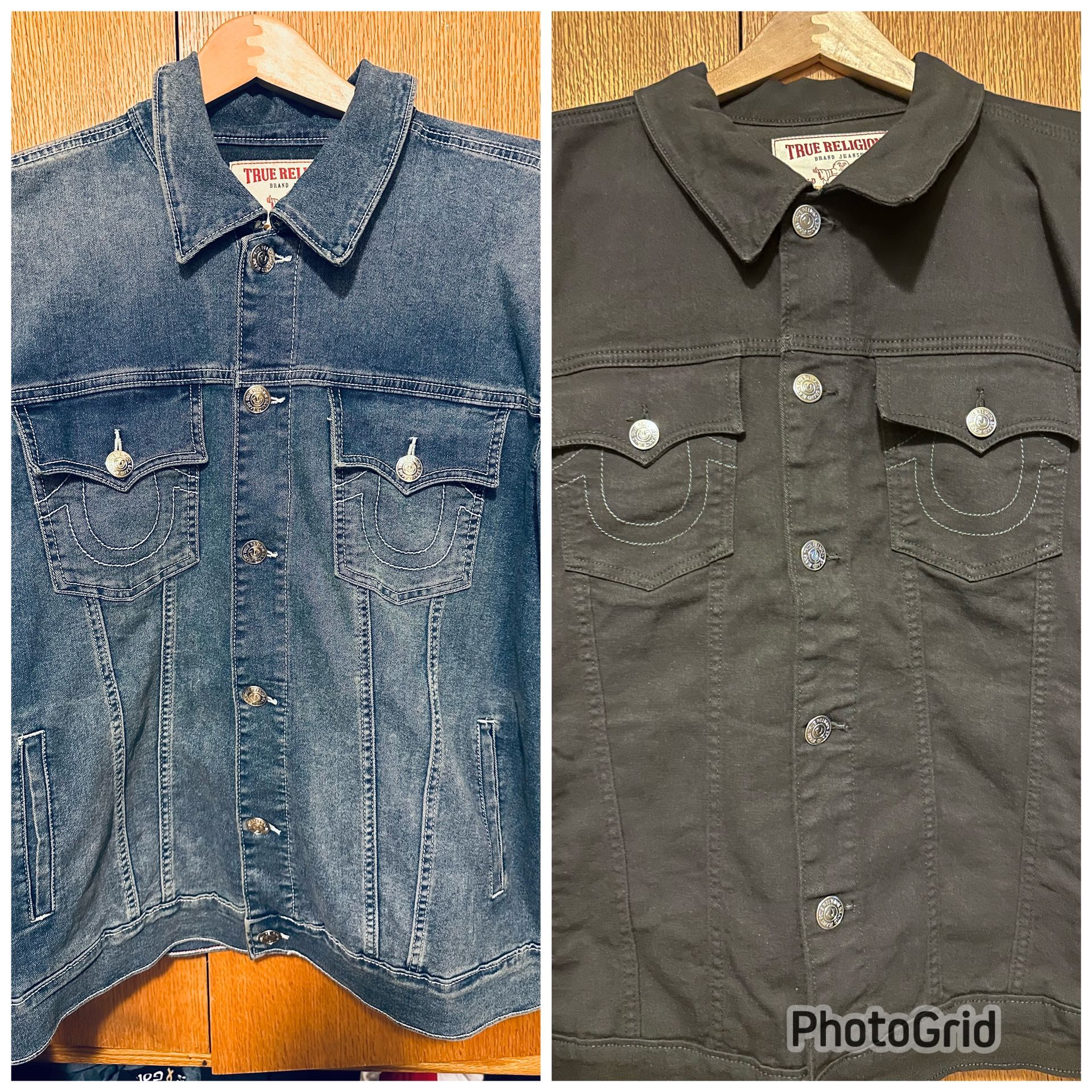 TRUE RELIGION DENIM TRUCKER JACKETS