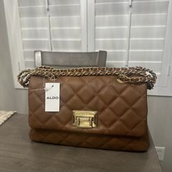 Authentic Brown Aldo Hand Bag.