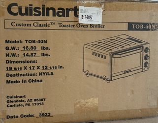 Cuisinart Toaster Oven Broiler