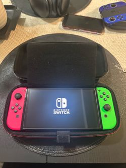 Nintendo Switch OLED With Controllers and Accessories
