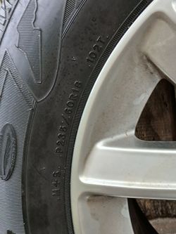 Goodyear Assurance tire and rim