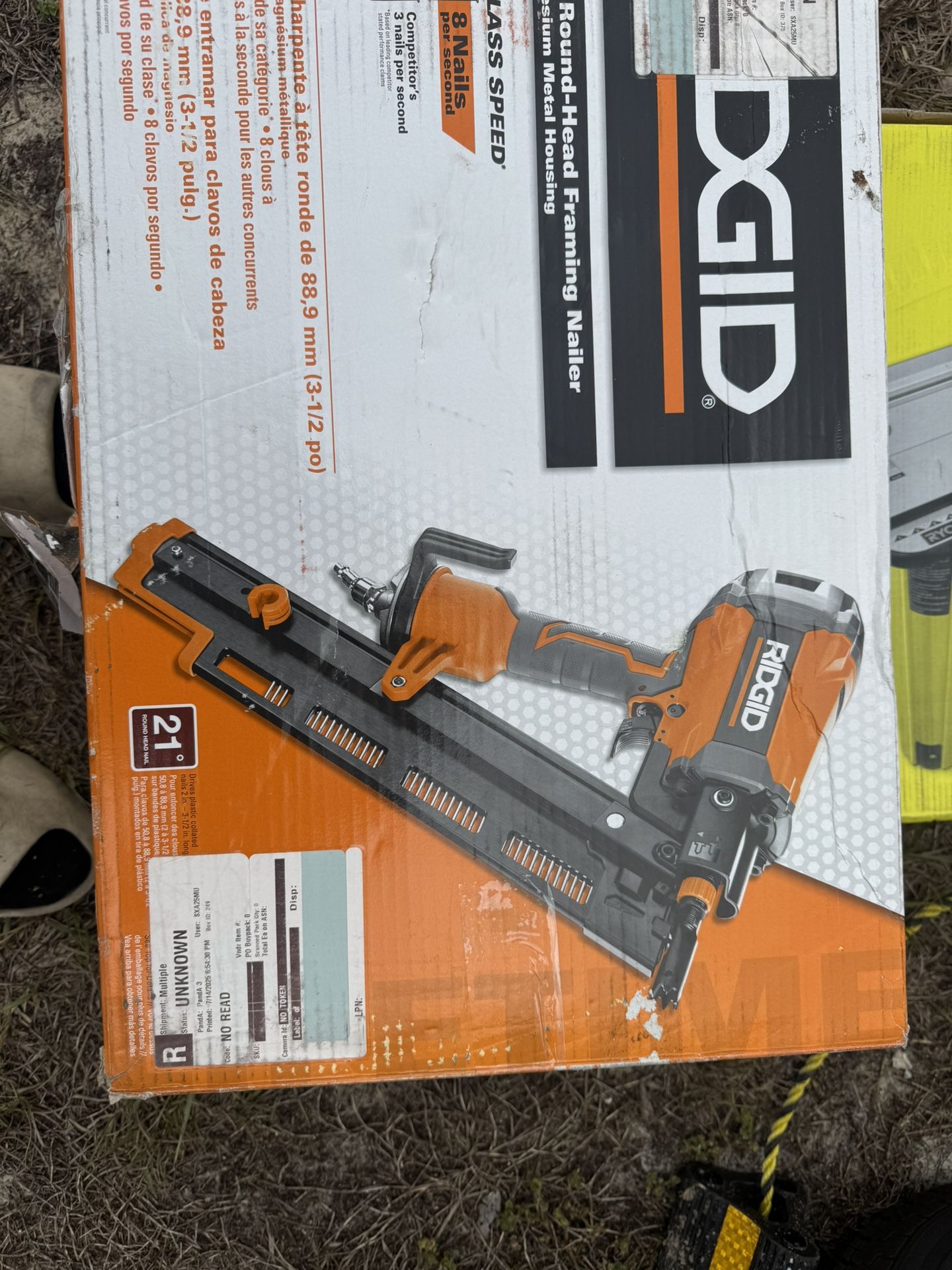 RIDGID Framing Nail Gun