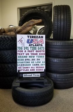 295 30 26 BRAND NEW TIRE TIRES $149 EACH $596 SET
