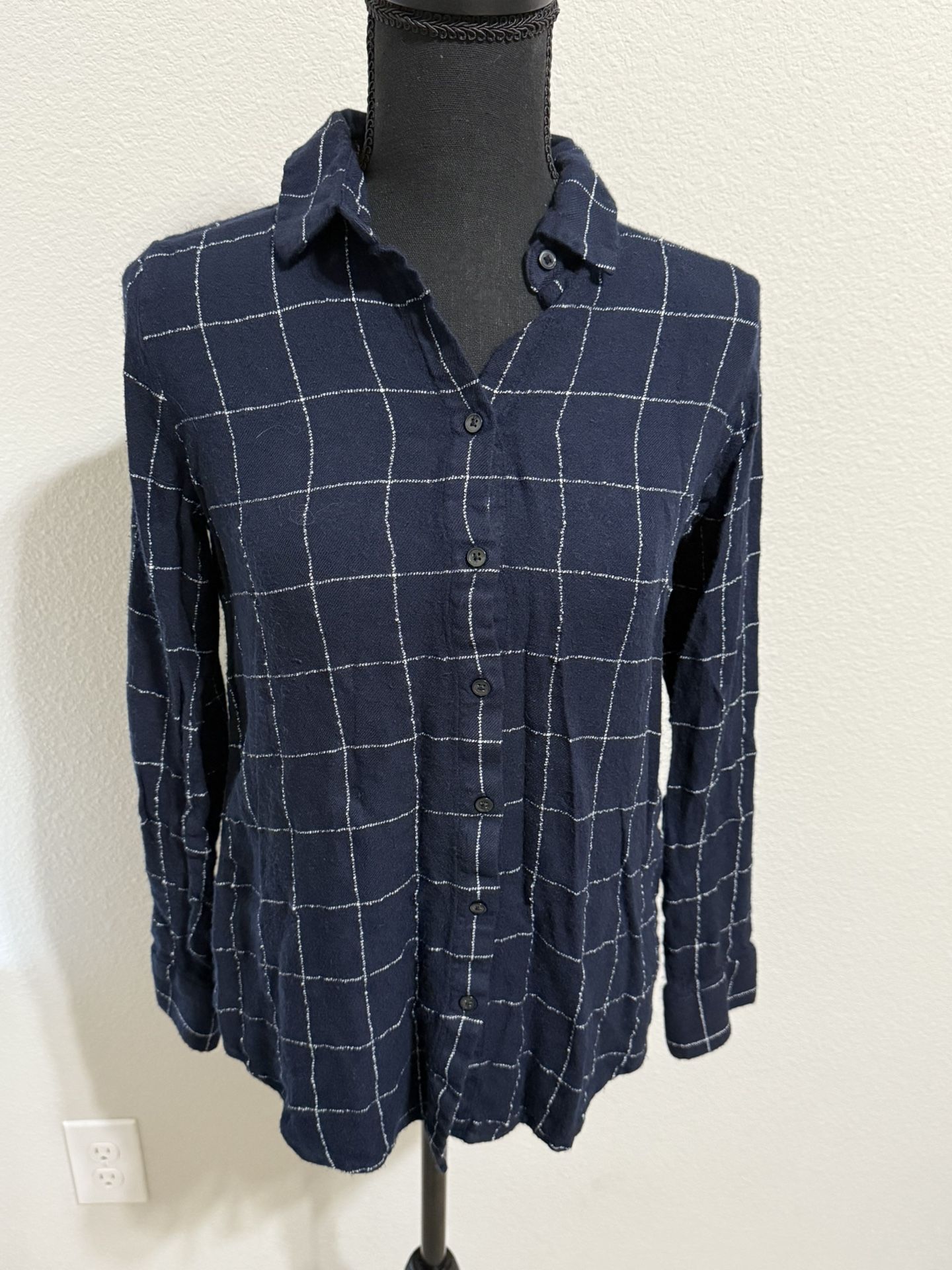 Banana Republic Plaid Top