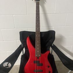 Yamaha RBX 270 4-String Electric Bass in Metallic Red