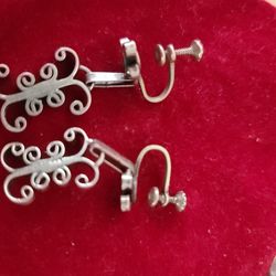 Silver Antique Earrings 