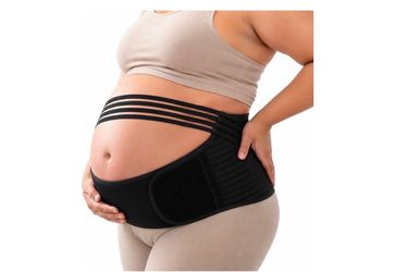 XXL Pregnancy Belly Band for Pregnant Women – Maternity Support Belt for Belly, Back & Pelvic Pain Relief – Breathable Adjustable Pregnancy Band for A