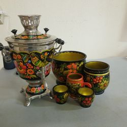 Vintage USSR Tea Pot Kettle (Samovar)