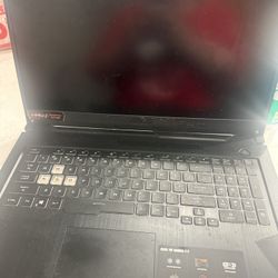 Used ASUS TUF Gaming F17 with a non-working screen with 64 gig ram