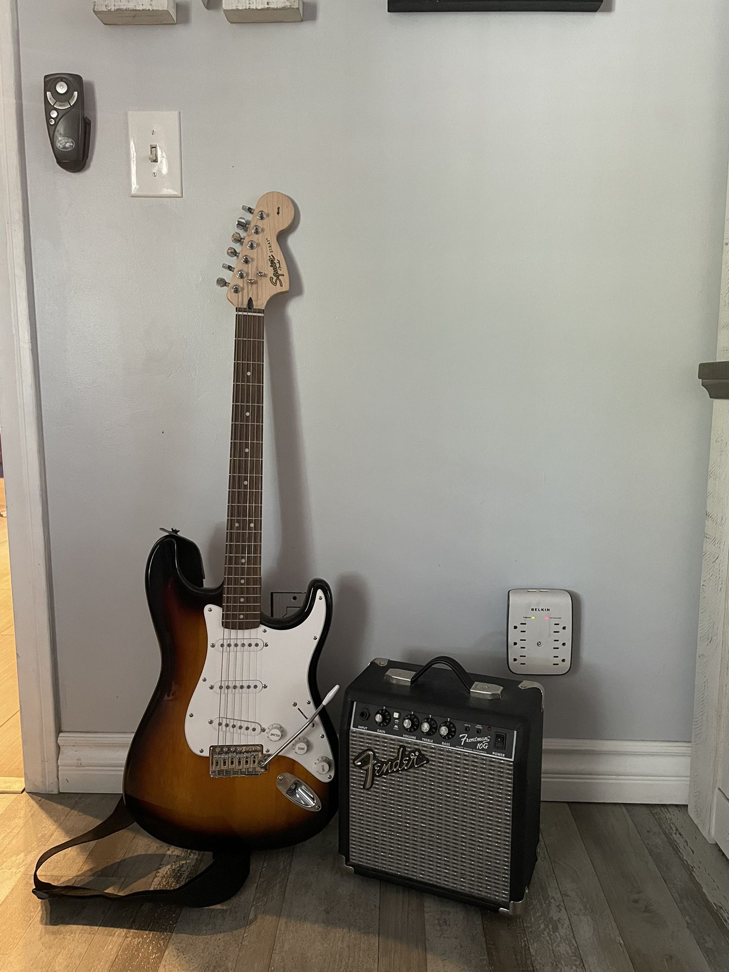 squire strat beginner guitar setup