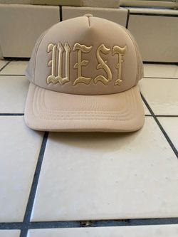 Cream color hat, logo west,size fit all