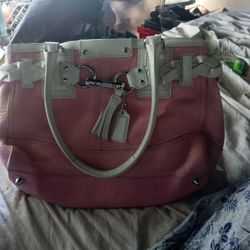 Pink Coach Bag