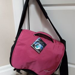Obersee Diaper Messenger Bag Convertible To A Backpack 