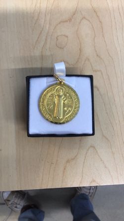 14k St. Benedict Medallion