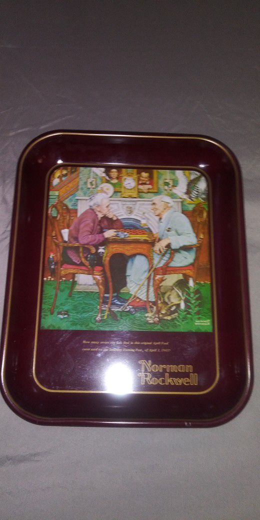 Norman Rockwell Metal Plates
