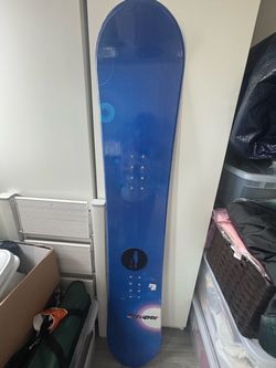 152 cm OG retro Kemper All Mountain snowboard with liquid bindings
