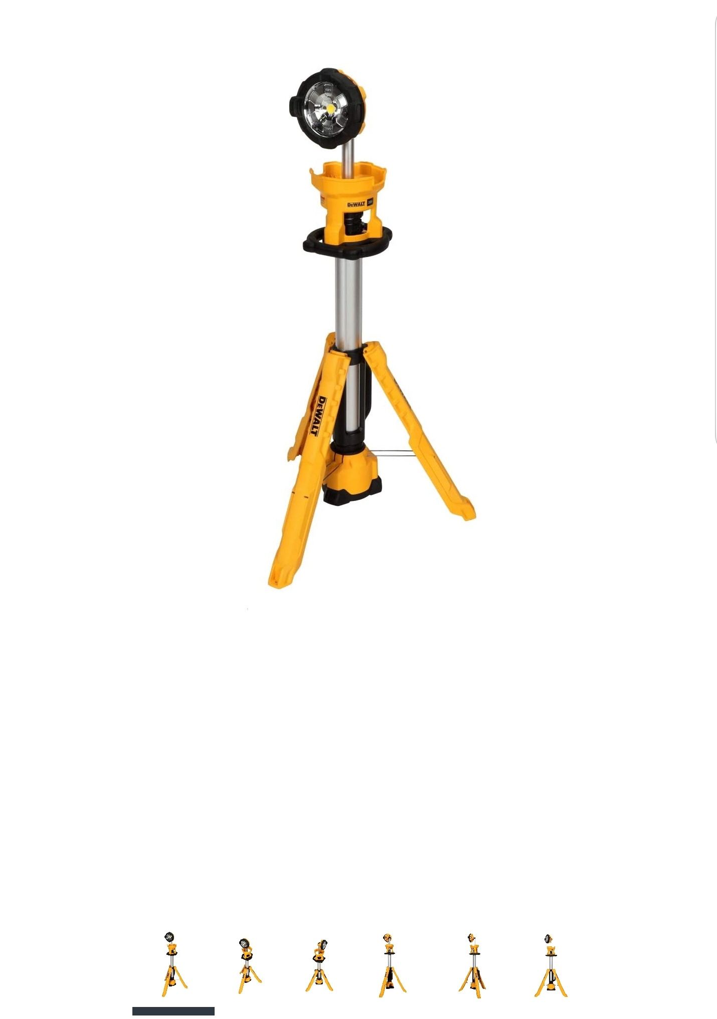 Brand New DeWalt Tripod Light (Tool Only…DCL079)
