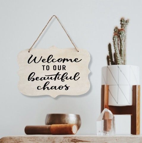 Beautiful Chaos Wall Decor Handmade 