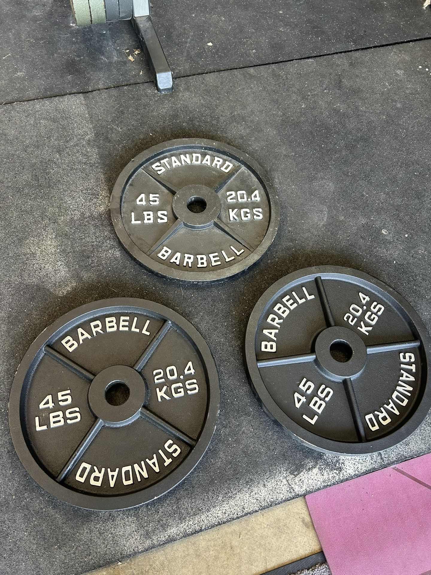 45 Pound Plates