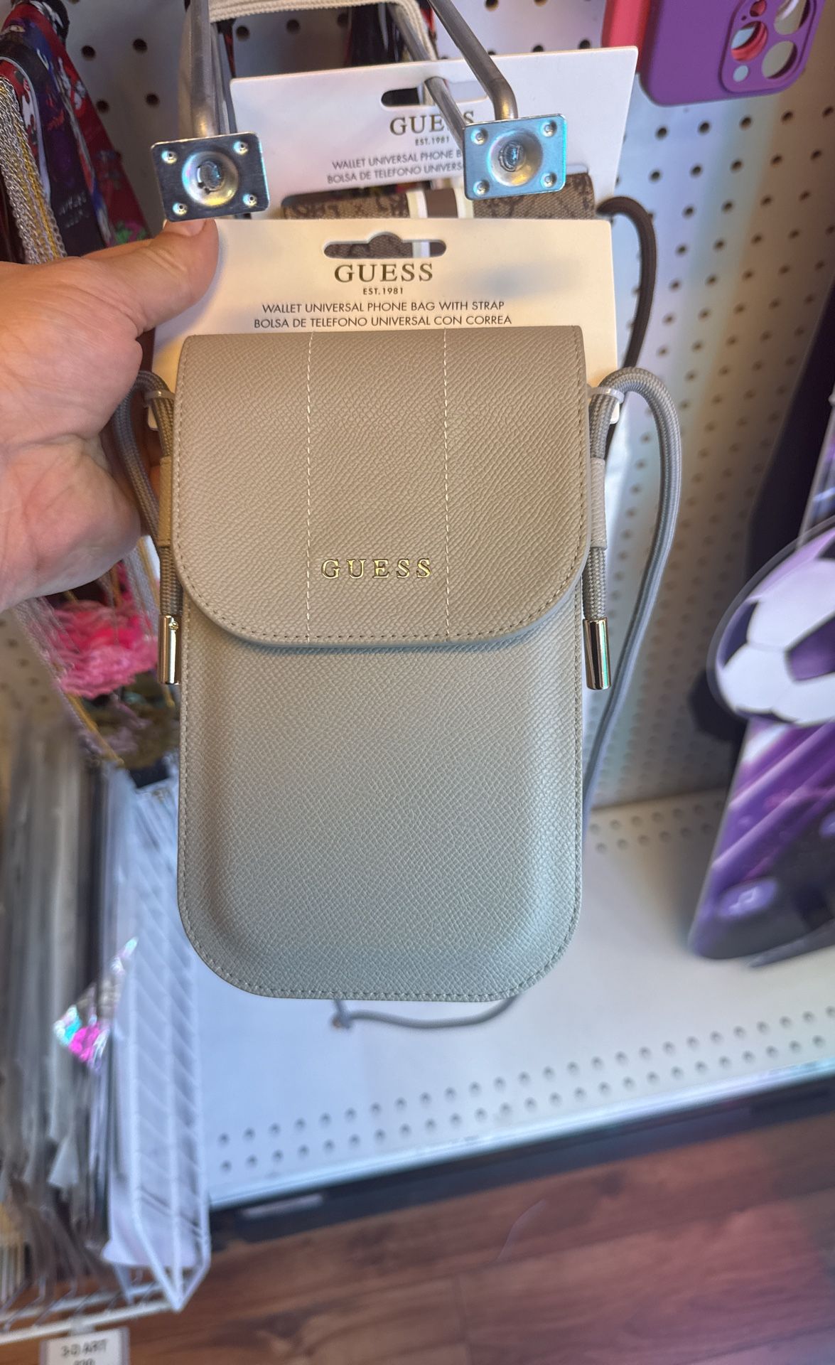 Guess wallet, phone bag with strap