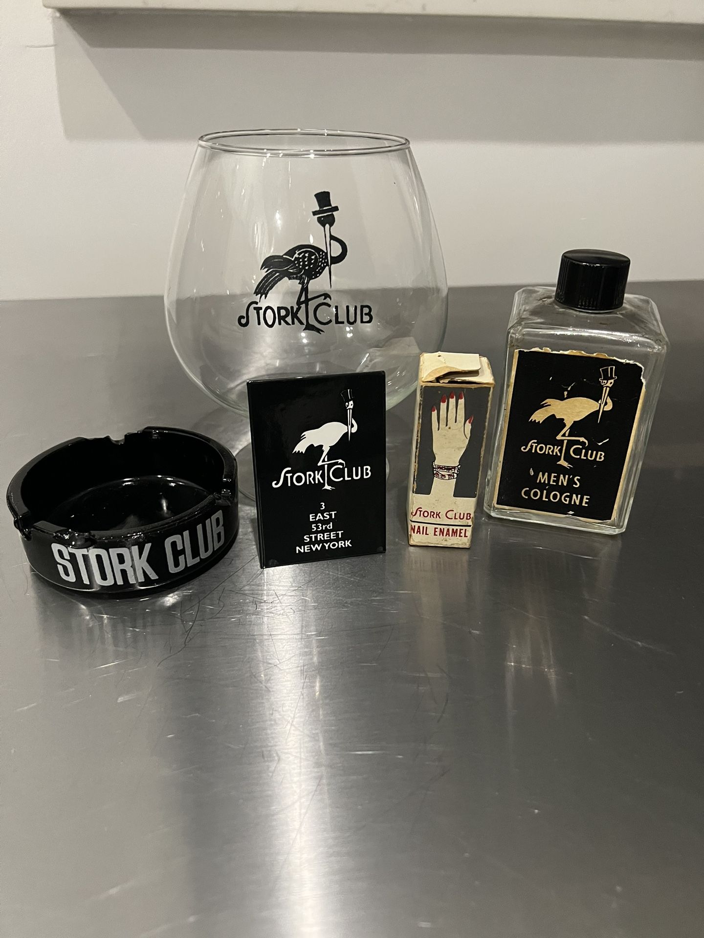 NYC Stork Club Memorabilia And Collectibles