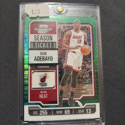 Bam Adebayo Optic Contenders Green Pulsar /25 SSP