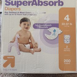 Diapers , Size 4 