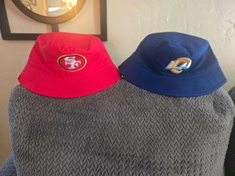 RAMS OR 49ERS BUCKET HATS