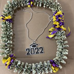 Congratulations Grad Class Of 2022 Money Lei