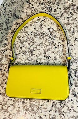 Kate Spade Bright Yellow Green Liv Shoulder Bag