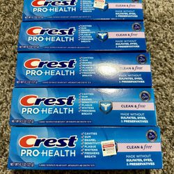 Crest Pro Health Toothpaste 5 for $10