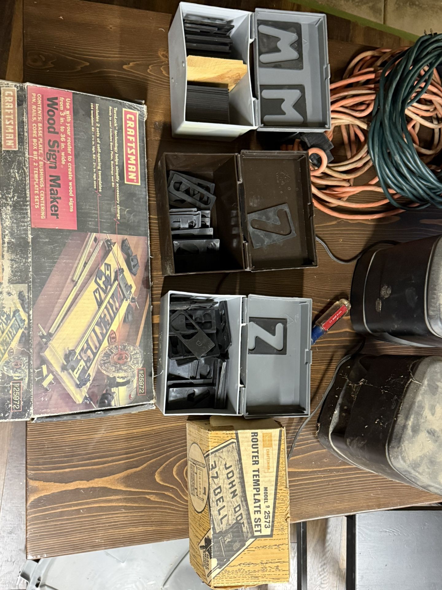 Craftsman Sign Making Kit And Letter Templates