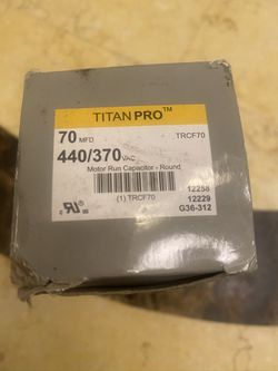TITAN PRO 70/440/370 vac MOTOR RUN CAPACITOR