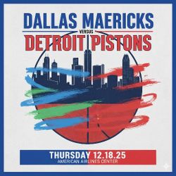 DALLAS MAVS VS DETROIT PISTONS PLATINUM DEAL