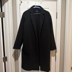 Zara Long Black Jacket