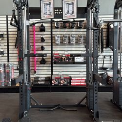 MAJOR FITNESS F22 PRO - Squat Rack Power Cage Functional Trainer with Smith Machine Option 