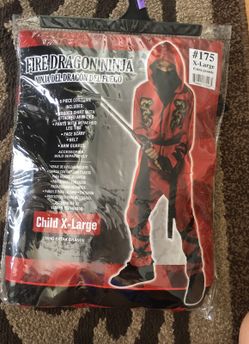 Ninja costume child X-large