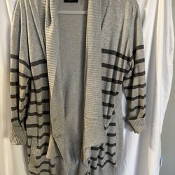 Grey Cardigan Size Large