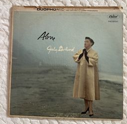 Judy Garland Alone LP Duophonic DT-835 Capitol Records Vintage Vinyl 1958