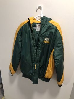 Mens Large Packers Winter Puffer Jacket - Almost Vintage