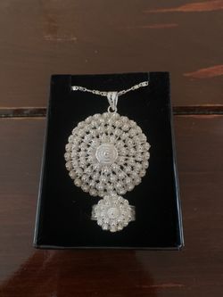 Handmade silver jewelry set