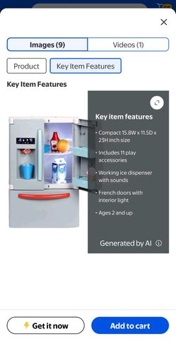 Kids play fridge