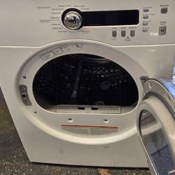 GE Front Loading Stainless Steel Interior Dryer Electric